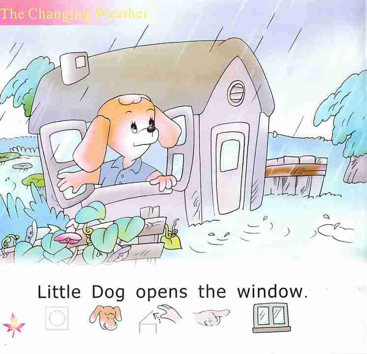 幼儿英语浸入式 16 The Changing Weather -- 绘本听读宝在线台词全文