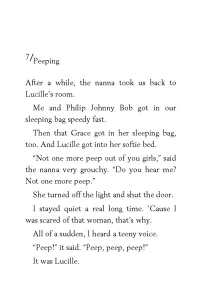 10 Junie B. Jones Is a Party Animal 7. Peeping -- 绘本听读宝在线台词全文