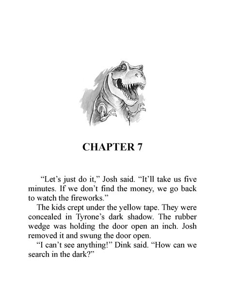 The Talking T. Rex Chapter 7 -- 绘本听读宝在线台词全文
