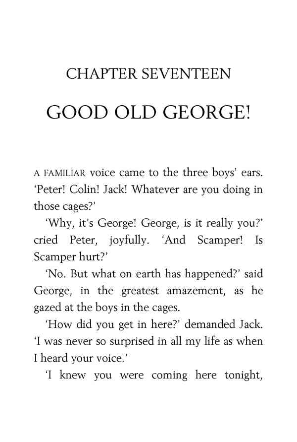 5 Go Ahead, Secret Seven 17 GOOD OLD GEORGE! -- 绘本听读宝在线台词全文