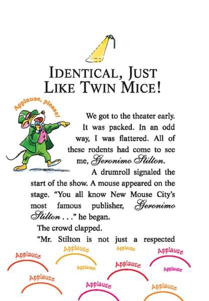 6 Paws Off, Cheddarface! 10-IDENTICAL, JUST LIKE TWIN MICE! -- 绘本听读宝在线台词全文