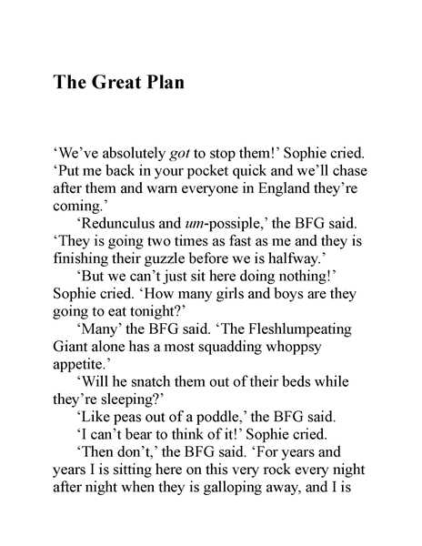 好心眼的巨人 15 The Great Plan -- 绘本听读宝在线台词全文