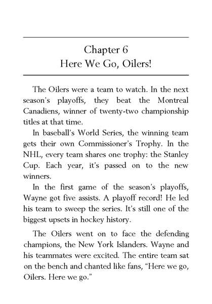 34 Who Is Wayne Gretzky 6 Here We Go, Oilers! -- 绘本听读宝在线台词全文