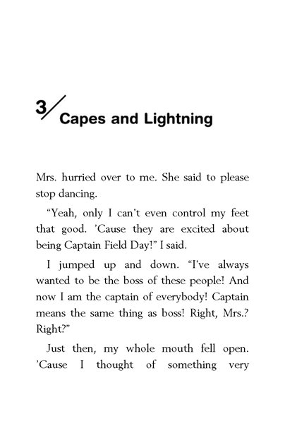 16 Junie B. Jones Is Captain Field Day 3. Capes and Lightning -- 绘本听读宝在线台词全文
