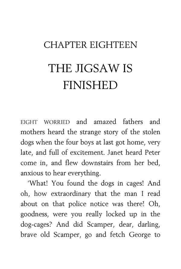 5 Go Ahead, Secret Seven 18 THE JIGSAW IS FINISHED -- 绘本听读宝在线台词全文