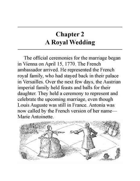 16 Who Was Marie Antoinette 3 Chapter 2 A Royal Wedding -- 绘本听读宝在线台词全文