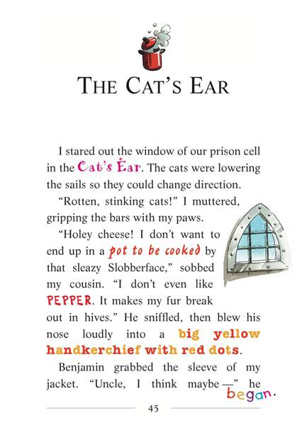 8-Attack of the Bandit Cats 09-THE CAT'S EAR -- 绘本听读宝在线台词全文