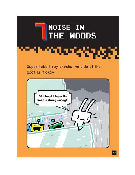 4 Super Rabbit Boss 7 NOISE IN THE WOODS -- 绘本听读宝在线台词全文