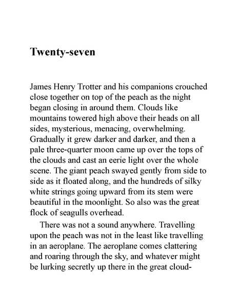 詹姆斯与大仙桃 27 Twenty-seven -- 绘本听读宝在线台词全文