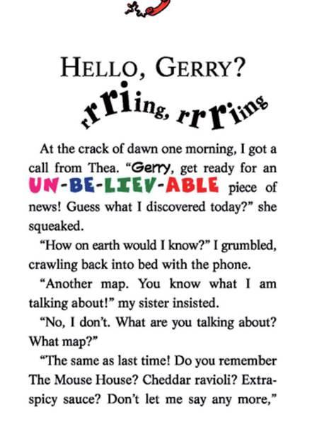 1 Lost Treasure of the Emerald Eye 27-HELLO, GERRY？ -- 绘本听读宝在线台词全文