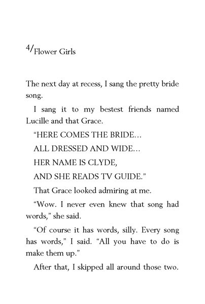13 Junie B. Jones Is (Almost) a Flower Girl 4. Flower Girls -- 绘本听读宝在线台词全文