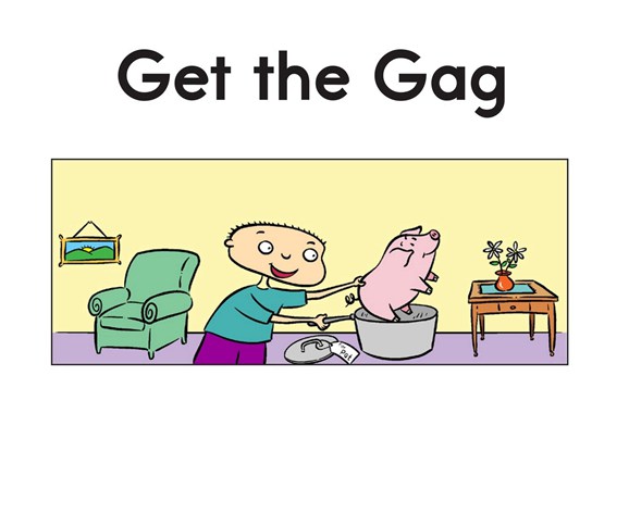 解码书 20 Get the Gag -- 绘本听读宝在线台词全文