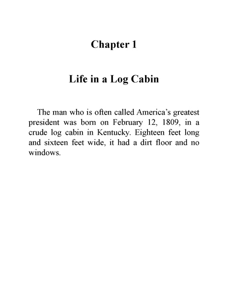 11 Who Was Abraham Lincoln 2 Chapter 1 Life in a Log Cabin -- 绘本听读宝在线台词全文