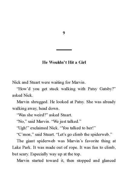 3.Is He a Girl 9. He Wouldn’t Hit a Girl -- 绘本听读宝在线台词全文