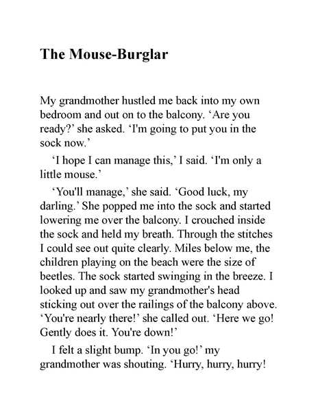 女巫 15 The Mouse-Burglar -- 绘本听读宝在线台词全文