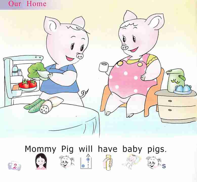 幼儿英语浸入式 15 Our Home -- 绘本听读宝在线台词全文