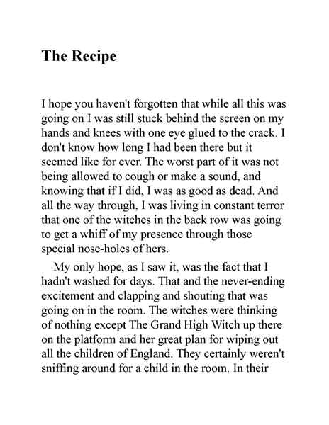 女巫 09 The Recipe -- 绘本听读宝在线台词全文