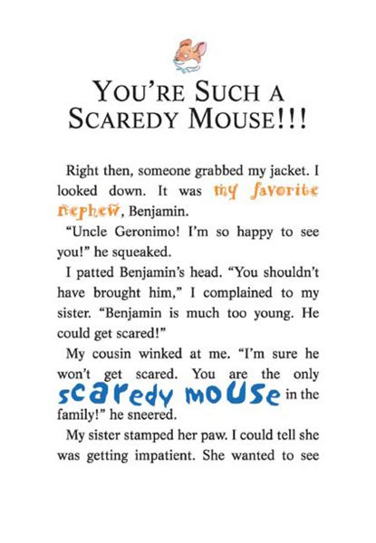 3 Cat and Mouse in a Haunted House 12-YOU'RE SUCH A SCAREDY MOUSE!!! -- 绘本听读宝在线台词全文