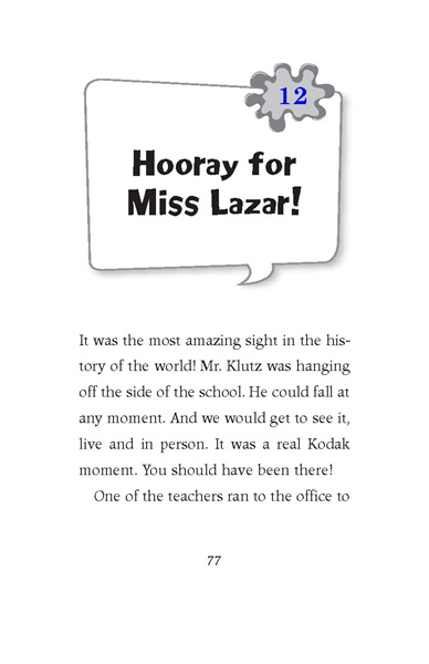 9 Miss Lazar is Bizarre 12 Ch12-Hooray Miss Lazar! -- 绘本听读宝在线台词全文