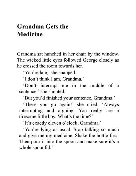 小乔治的神奇魔药 07 Grandma Gets the Medicine -- 绘本听读宝在线台词全文