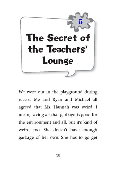 4 Ms Hannah Is Bananas 5 Ch5-The Secret of the Teachers' Lounge -- 绘本听读宝在线台词全文