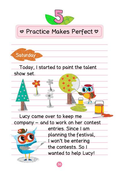 1 Eva's Treetop Festival 5 Practice Makes Perfect -- 绘本听读宝在线台词全文
