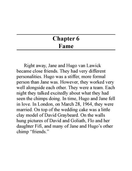 17 Who Is Jane Goodall 7 Chapter 6 Fame -- 绘本听读宝在线台词全文