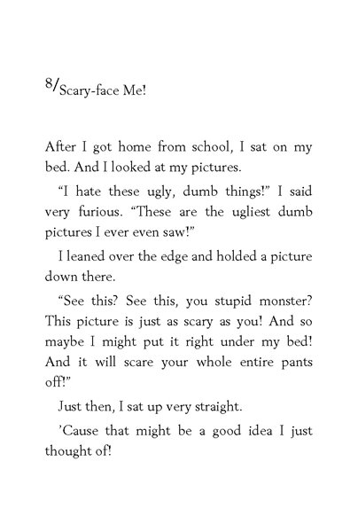 8 Junie B. Jones Has a Monster Under Her Bed 8. Scary-face Me! -- 绘本听读宝在线台词全文
