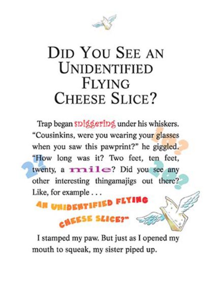 4 I'm Too Fond of My Fur! 16-DID YOU SEE AN UNIDENTIFIED FLYING CHEESE SLICE？ -- 绘本听读宝在线台词全文