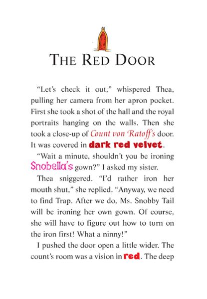 7-Red Pizzas for a Blue Count 18-THE RED DOOR -- 绘本听读宝在线台词全文