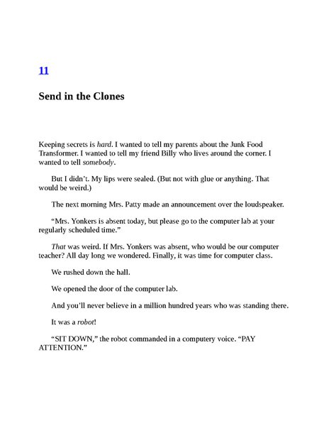 18 Mrs. Yonkers is Bonkers! 11 Ch11-Send in the Clones -- 绘本听读宝在线台词全文