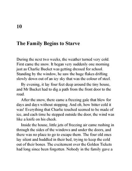 查理与巧克力工厂 10 The Family Begins to Starve -- 绘本听读宝在线台词全文