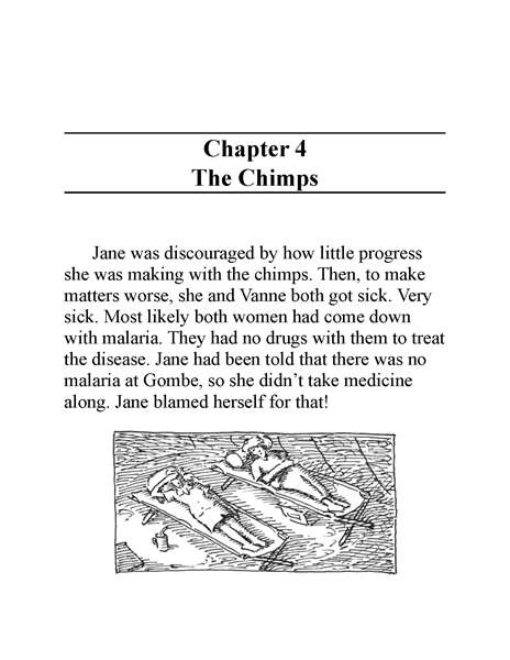 17 Who Is Jane Goodall 5 Chapter 4 The Chimps -- 绘本听读宝在线台词全文