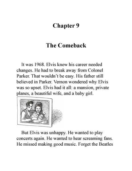 15 Who Was Elvis Presley 10 Chapter 9 The Comeback -- 绘本听读宝在线台词全文
