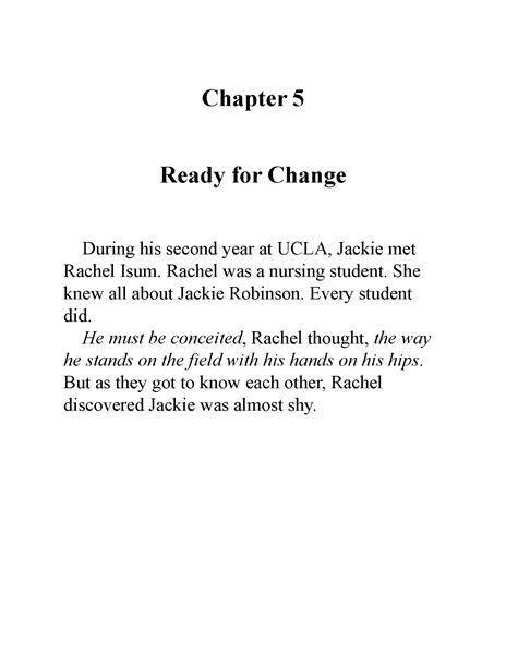 24 Who Was Jackie Robinson 6 Chapter 5 Ready for Change -- 绘本听读宝在线台词全文