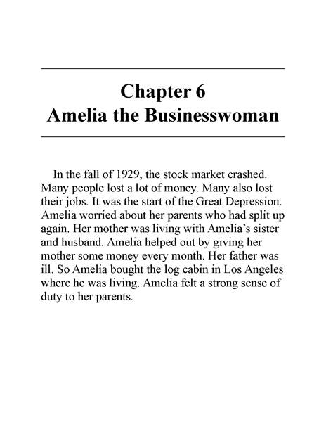 5 Who Was Amelia Earhart 7 Chapter 6 Amelia the Businesswoman -- 绘本听读宝在线台词全文