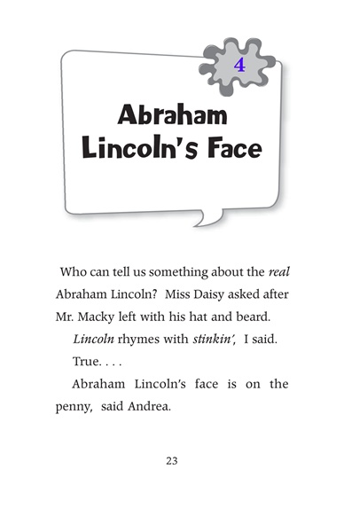 15 Mr. Macky Is Wacky 4 Ch4-Abraham Lincoln's Face -- 绘本听读宝在线台词全文