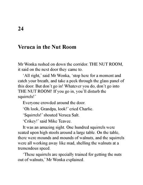 查理与巧克力工厂 24 Veruca in the Nut Room -- 绘本听读宝在线台词全文