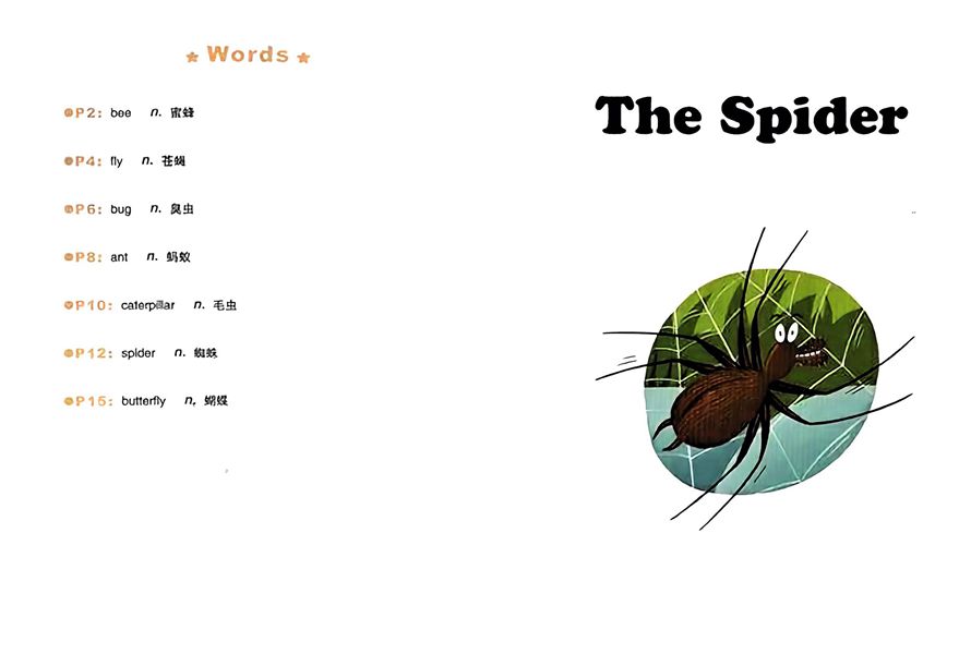 第三辑 The Spider -- 绘本听读宝在线台词全文