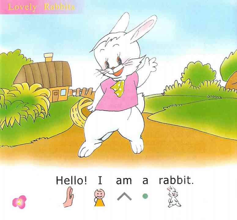 幼儿英语浸入式 4 Lovely Rabbits -- 绘本听读宝在线台词全文