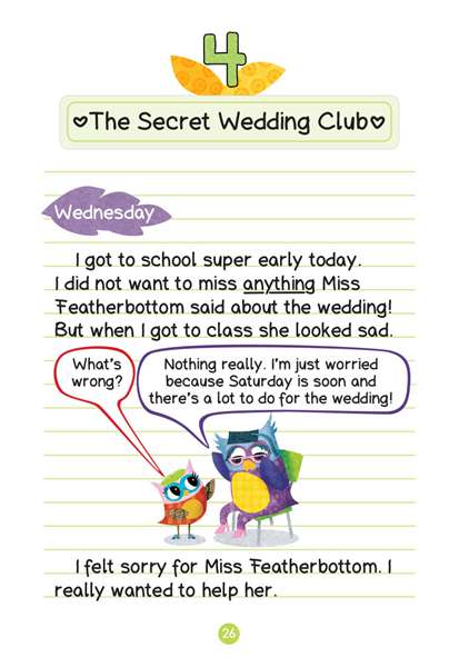 3 A Woodland Wedding 4 The Secret Wedding Club -- 绘本听读宝在线台词全文