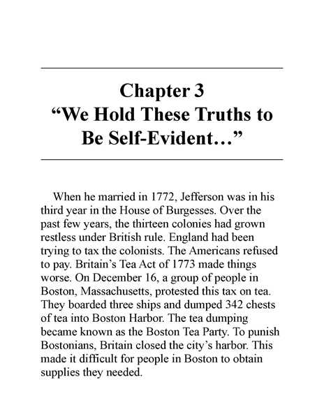 6 Who Was Thomas Jefferson 4 Chapter 3 We Hold These Truths to Be Self-Evident -- 绘本听读宝在线台词全文