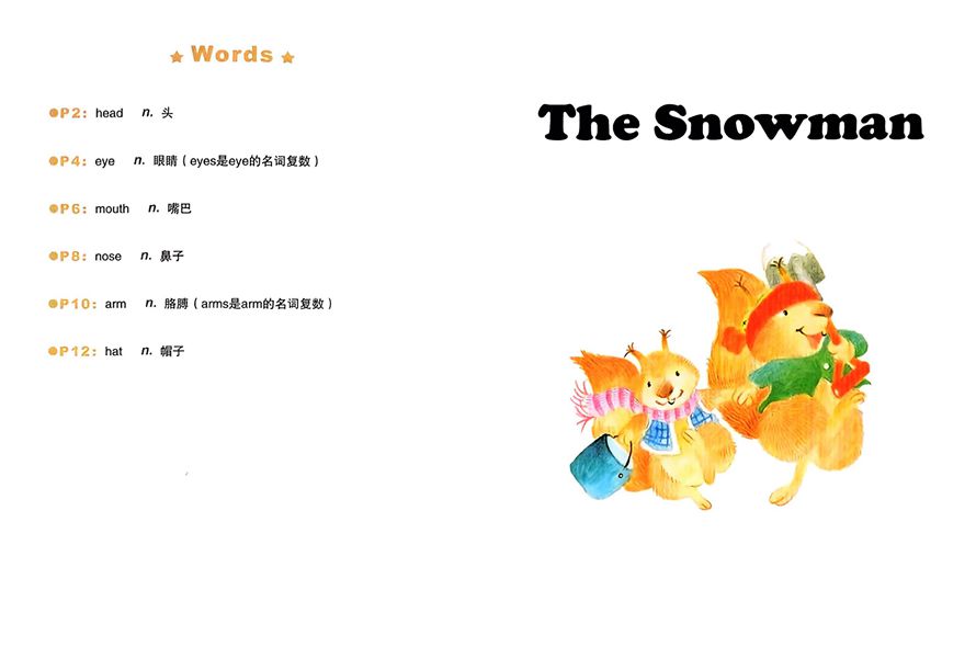 第二辑 The Snowman -- 绘本听读宝在线台词全文