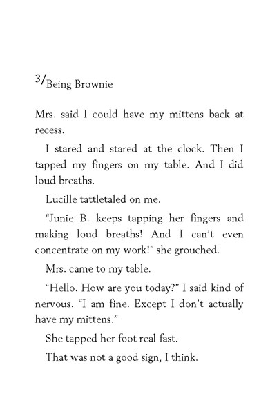 9 Junie B. Jones Is Not a Crook 3. Being Brownie -- 绘本听读宝在线台词全文