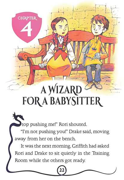 4 Power of the Fire Dragon 4 A Wizard For A Babysitter -- 绘本听读宝在线台词全文