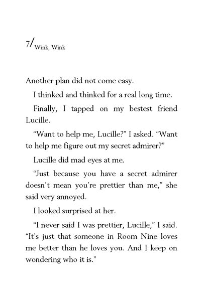 14 Junie B. Jones and the Mushy Gushy Valentine 7. Wink, Wink -- 绘本听读宝在线台词全文