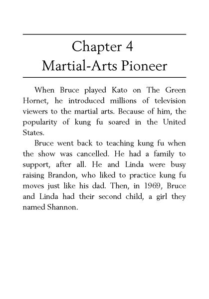 40 Who Was Bruce Lee 5 Martial-Arts Pioneer -- 绘本听读宝在线台词全文