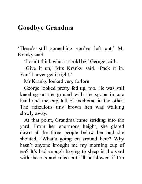 小乔治的神奇魔药 15 Goodbye Grandma -- 绘本听读宝在线台词全文