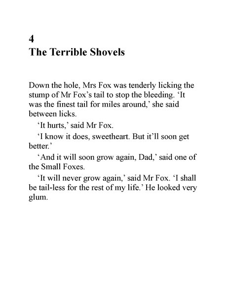 了不起的狐狸爸爸 04 The Terrible Shovels -- 绘本听读宝在线台词全文