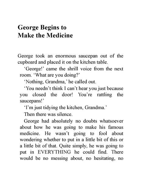 小乔治的神奇魔药 03 George Begins to Make the Medicine -- 绘本听读宝在线台词全文